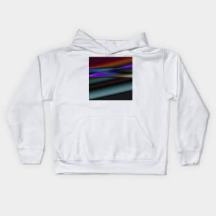 red blue green texture abstract Kids Hoodie